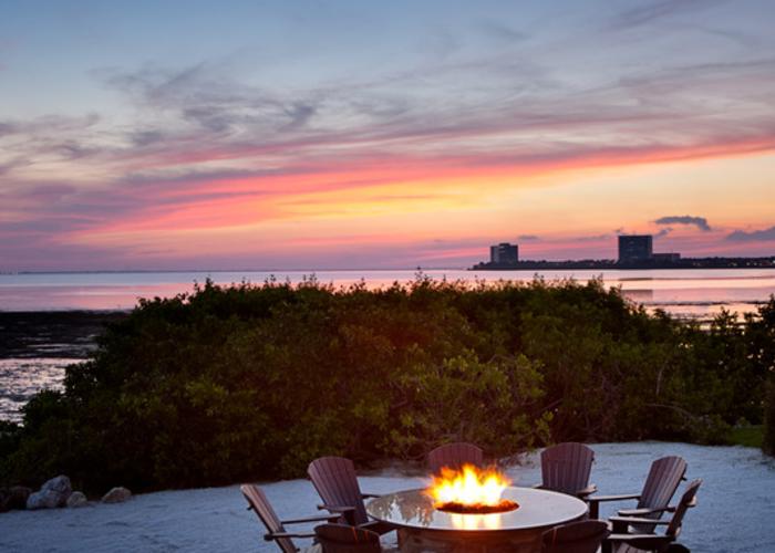 Fire Pit near Oystercatchers Restaurant