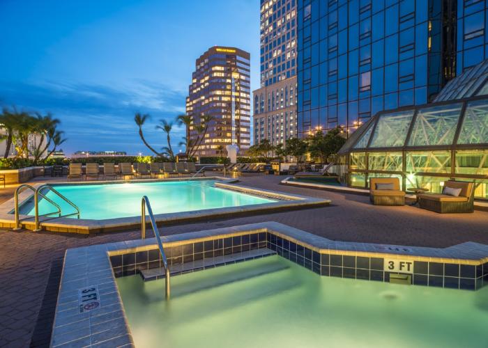 Pool with Whirlpool Hilton Tampa Downtown Hotels