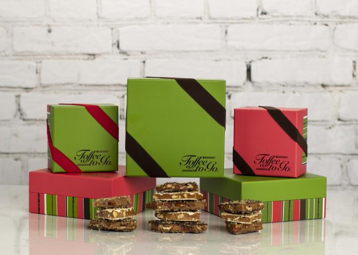 Toffee Box Options (Signature Green, Classic Pink, Holiday)