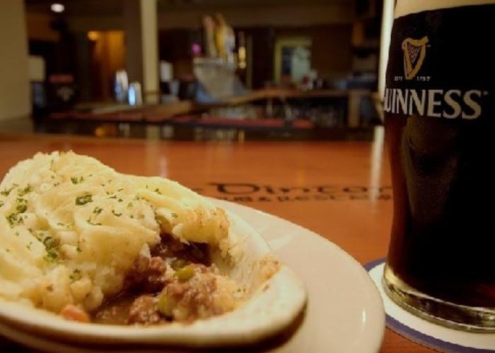Shepards pie and Guinness
