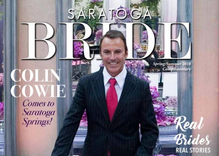 Saratoga Bride magazine cover with Colin Cowie