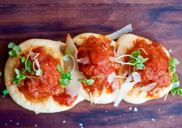 Veal Meatball + Polenta