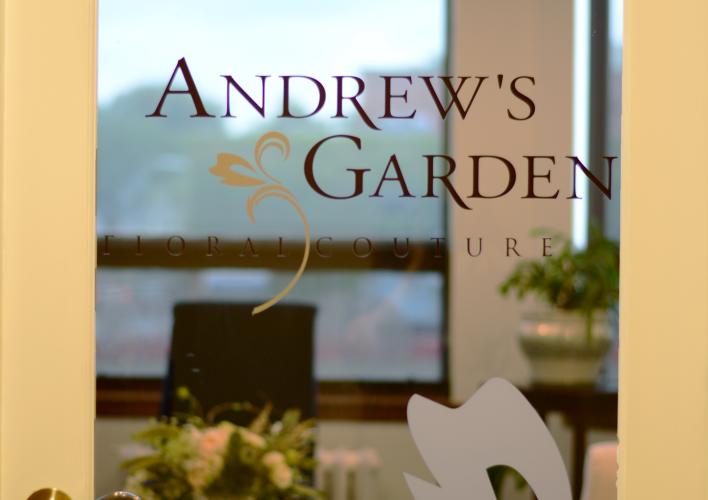 Andrew's Garden Salon Entrance