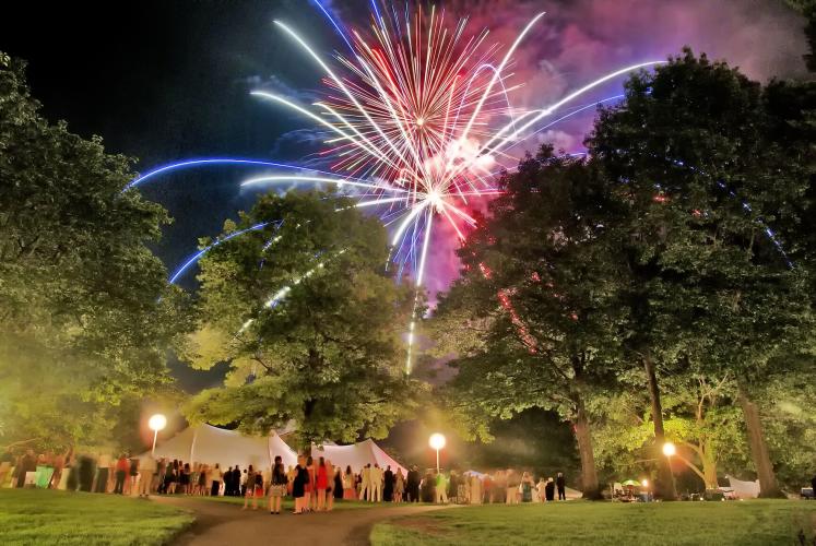 Fireworks at Ballet Gala c Larry White