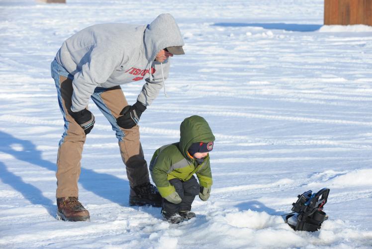 Lake Altoona Ice Fishing in Altoona, WI