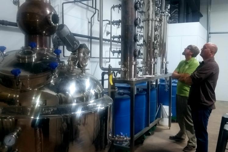 Distillery shot