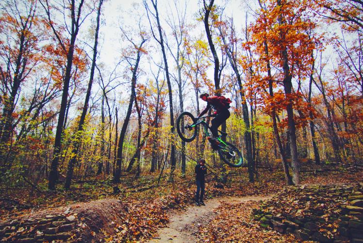 Mountain Biking at Pinehurst Park