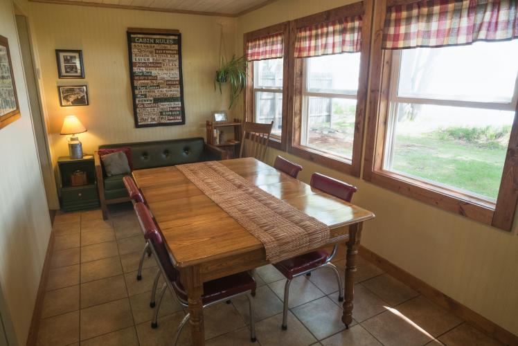 Hideaway Resort Cabin Kitchen - Chippewa Falls, WI