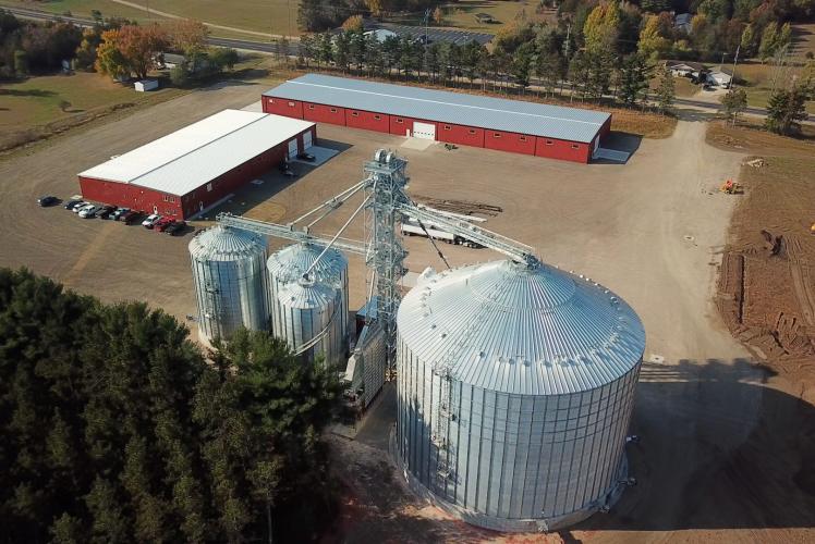 Huntsinger Farms Grain Bin Site