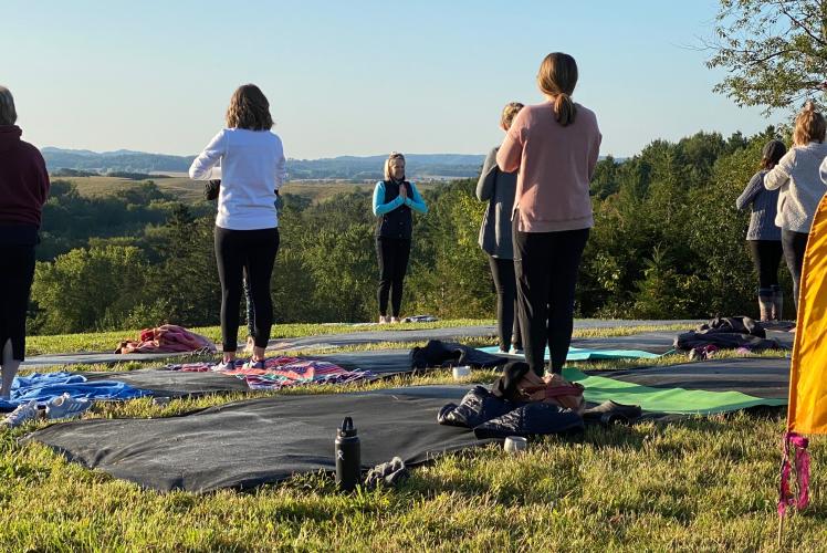 Yoga at Blue Sky Retreat