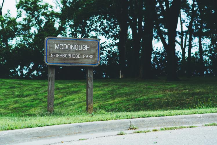McDonough Park in Eau Claire, Wisconsin