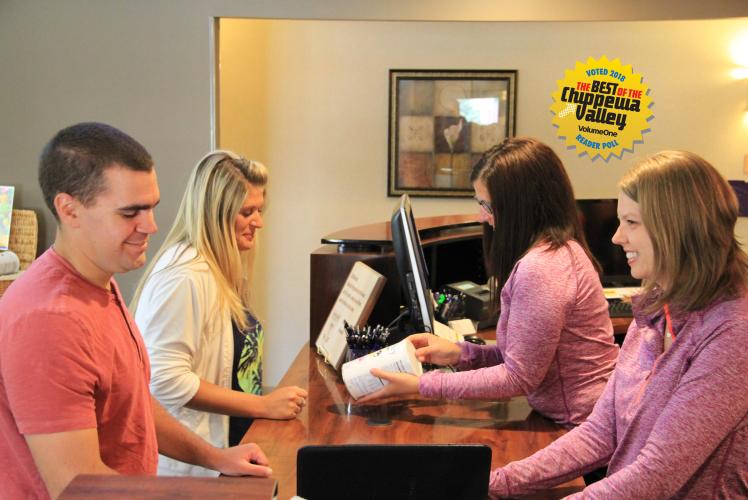 Stucky Front Desk - Voted Best in Chippewa Valley