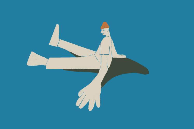 Skating Editorial Illustration