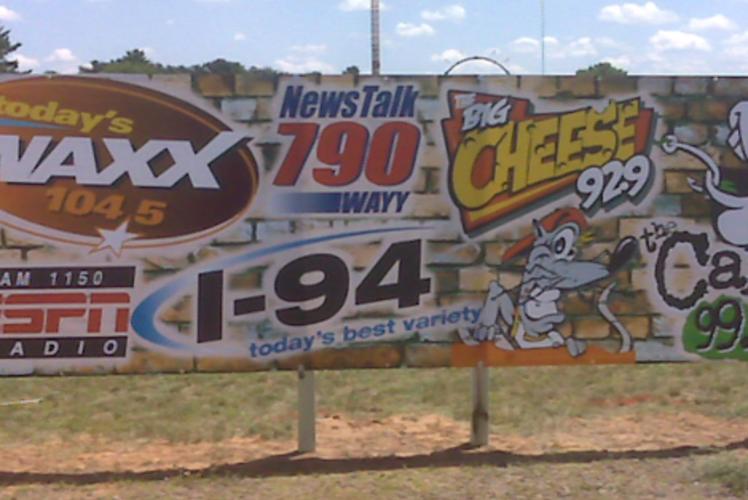 WAXX Banner made by Action Signs in Eau Claire, WI