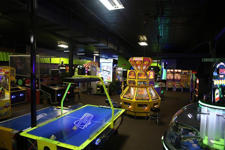 Action City Trampoline Park & Fun Center arcade overview