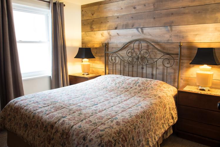 Hideaway Resort Cabin Bedroom - Chippewa Falls, WI
