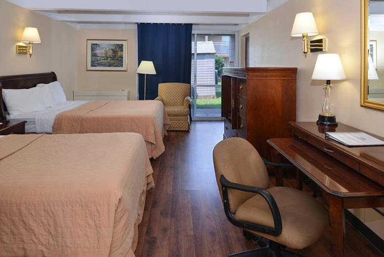 Americas Best Value Inn Campus View Hardwood Flooring in Eau Claire, Wisconsin