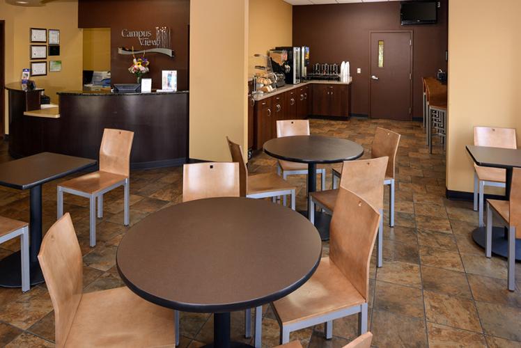 Americas Best Value Inn Campus View Lobby Area in Eau Claire, Wisconsin