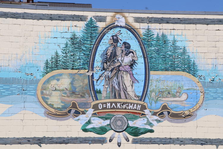 Native American Mural Algoma