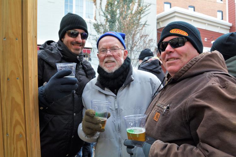Three men at Druthers