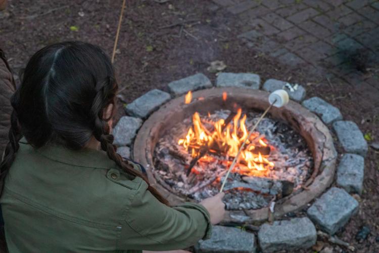 Silver lake roasting marshmallow