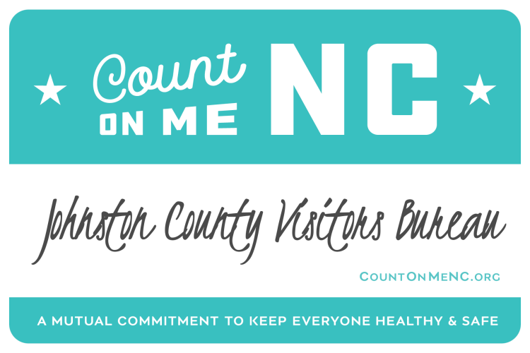 Count on Me NC Badge for JCVB, Smithfield, NC.