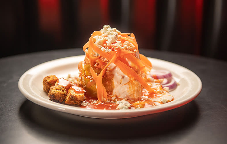 A wedge salad at Tornado Room