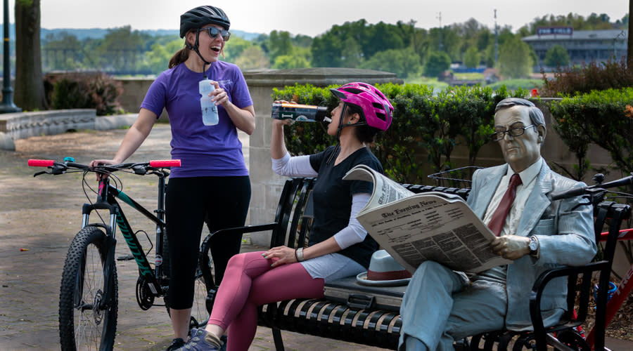 Biking Break on Capital Area Green Belt