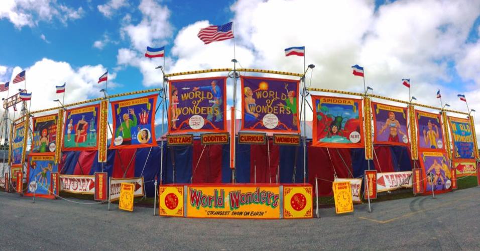 Saratoga Co. Fair World of Wonders stage