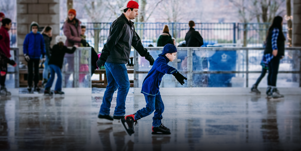 Headwaters Park Ice Skating