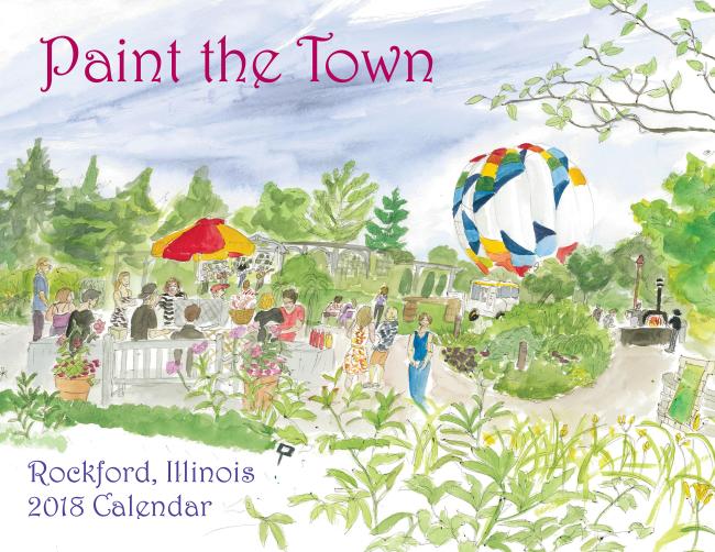 Paint the Town Calendar cover
