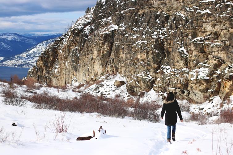 Meghan Hiking at Cedar Creek