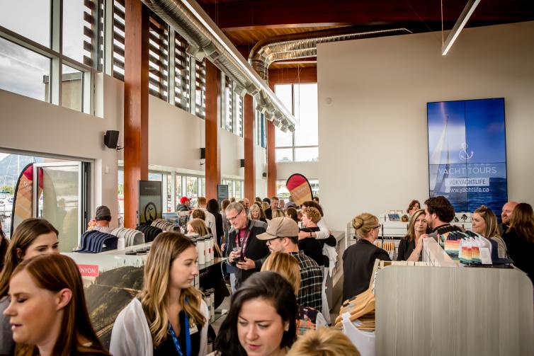 Inside the new Kelowna Visitor Centre