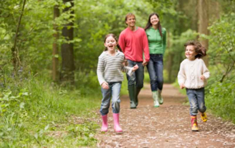 Family Hiking in Bastrop State Park