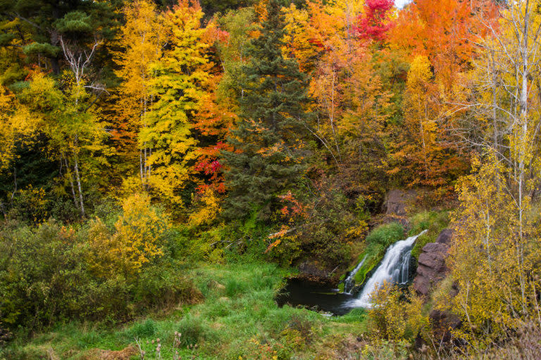 Warner Creek Falls In Marquette, MI