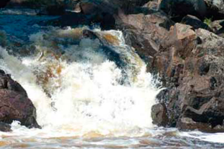 Cataract Dam Falls In Marquette, MI