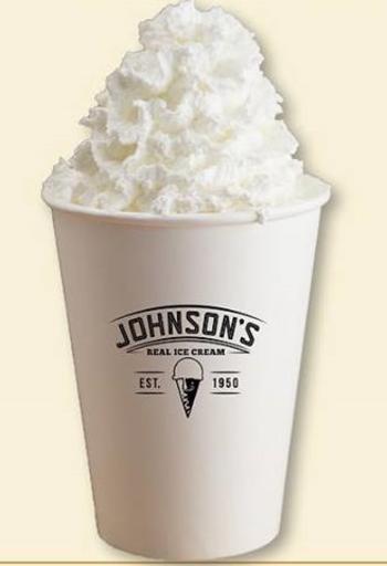 Johnsons hot chocolate float