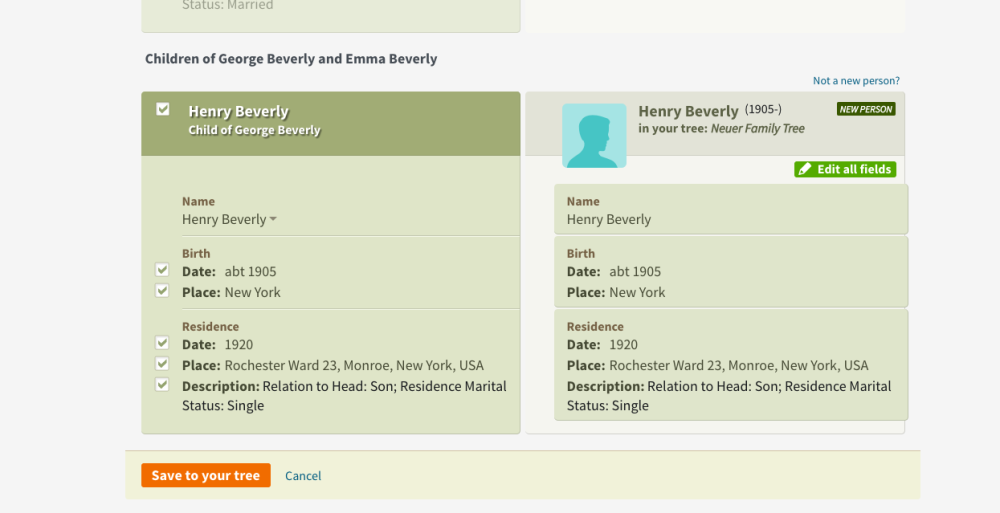 Genealogy Example