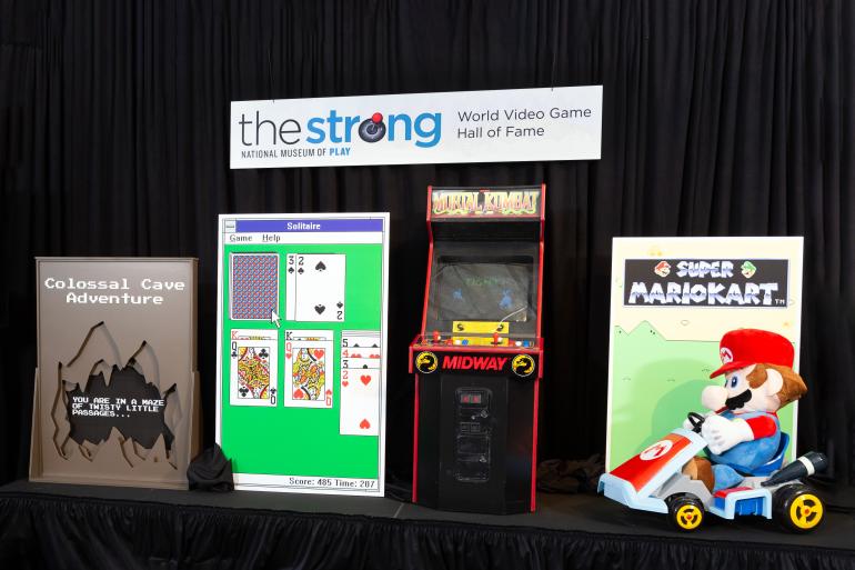 2019 World Video Game Hall of Fame Inductees , Colossal Cave, Microsoft Solitaire, Mortal Kombat, Super Mario Kart