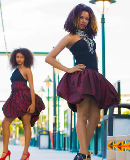 Tyrone Chablis Fashion Newark Ladies_Walking 420x515