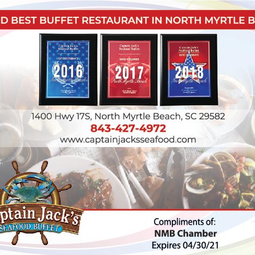 Captain Jack's Seafood Buffet North Myrtle Beach, SC 29582