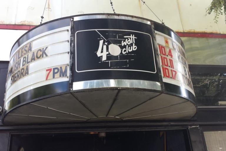 40 Watt Club Exterior Logo
