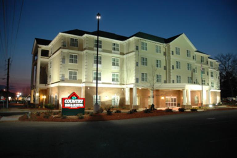 Country Inn & Suites exterior evening