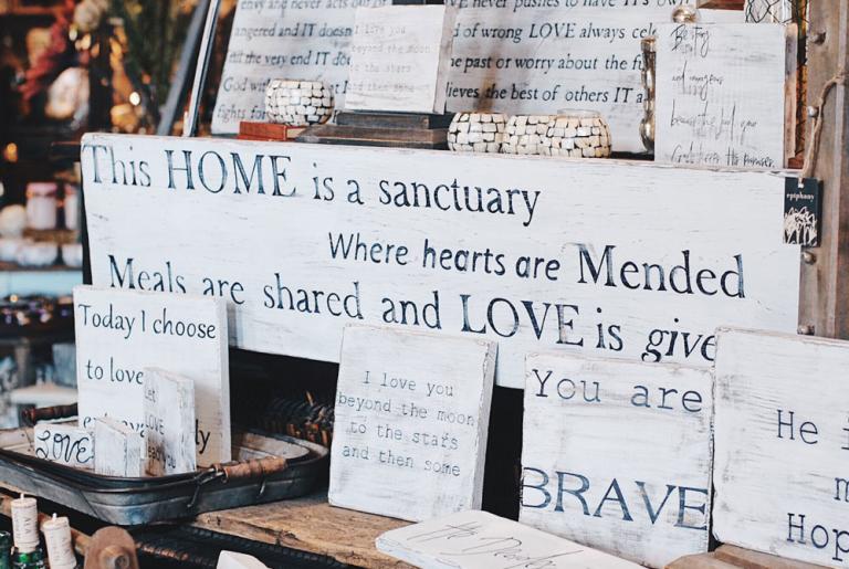 Wooden Signs for Home