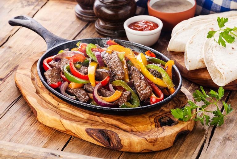 Cinco De Mayo Steak Fajitas