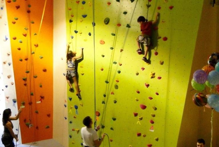 Active Climbing Rock Wall