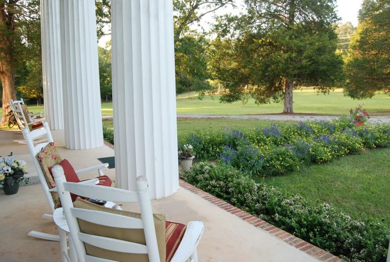 cypress columned portico