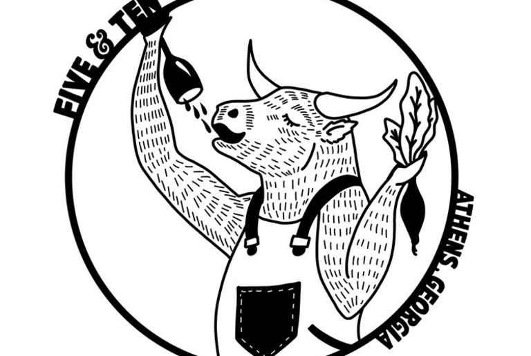 Five & Ten restaurant logo