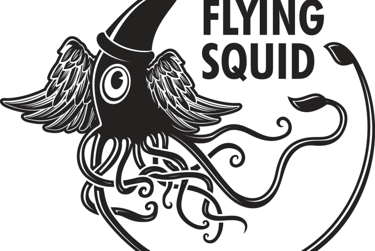 Flying Squid Comedy Logo