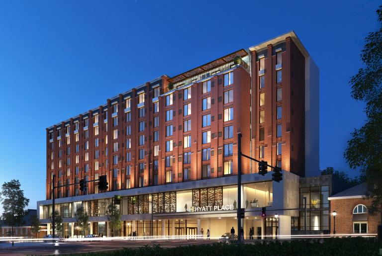 Hyatt Place Athens Georgia rendering